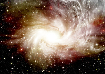 galaxy in a free space