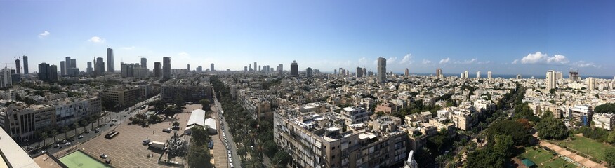 Tel aviv city central panorama - 125820979