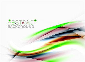 Smooth lines, abstract background
