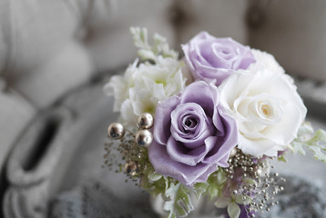 お悔やみ　仏花　フラワーアレンジ