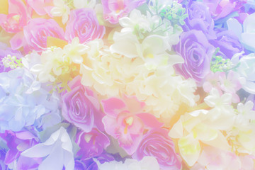soft pastel flower background