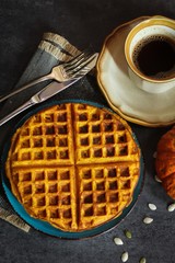 Pumpkin Waffles