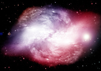 galaxy in a free space