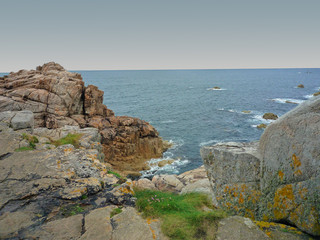 Bretagne,  côte de granit rose