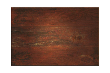 wood brown grain texture, dark wood wall background, top view of