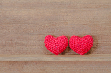 Heart shaped fabric
