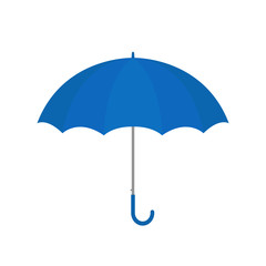 Blue umbrella vector isolated