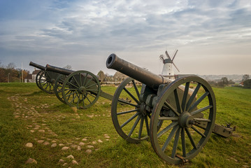 Old gun position at Dybboel Denmark