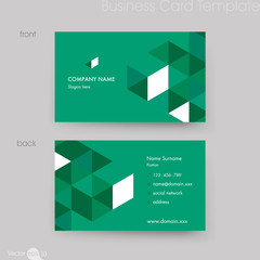 Business card template