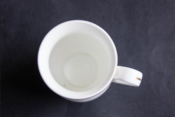 simple coffee cup over simple background