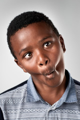 Fototapeta premium silly child face