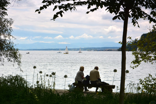 Mainau Island, Germany, Constance lake