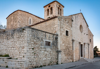 Fototapeta na wymiar church of San Giorgio in Campobasso of Italy