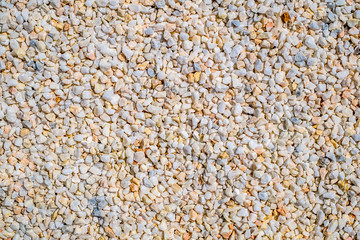 Texture with small gravel from limestone