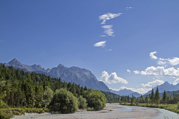 Isarbett bei Krün