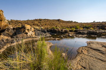 Fototapeta na wymiar Pot Holes, Garden Route, South Africa