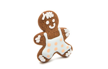 christmas gingerbread man.