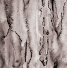 Abstract watercolor on paper texture as background. In Sepia ton