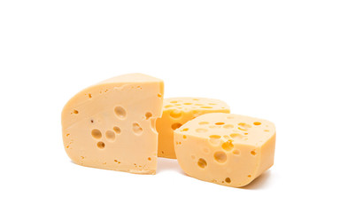 a large piece of cheese