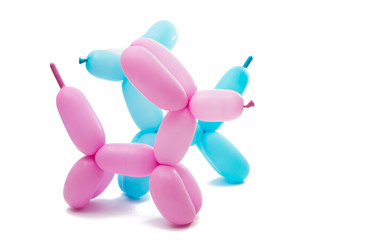 Toy of balloons isolated