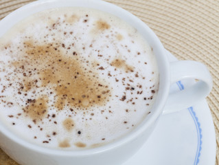 Cup of cappuccino