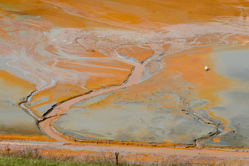 Pollution water by cooper mine