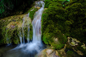 Fototapeta na wymiar Waterfall in carpathian mountains
