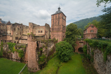 Fototapeta na wymiar Castle in Heidelberg, Germany