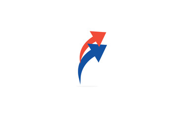arrow up business logo