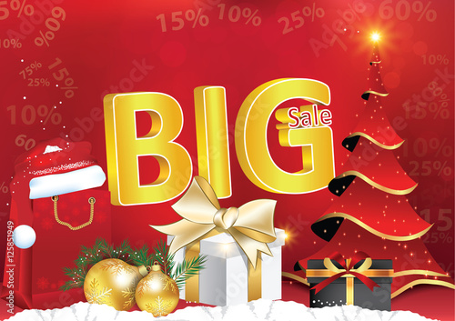 winter big sales poster for print contains 3d text big sale present box - Used Christmas Decorations For Sale winter big sales poster for print contains 3d text big sale present box - Used Christmas Decorations For Sale
