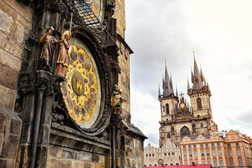 Naklejka premium Astronomical clock