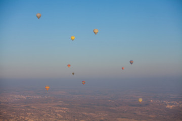 Hot air balloons in Cappadocia