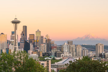 View of downtown Seattle skyline