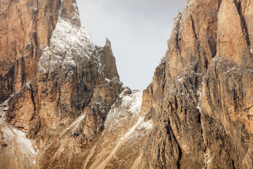 Fototapeta na wymiar Image of Sassolungo, South Tirol, Dolomites Mountains, Italy, Europe