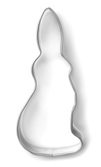 Cookie cutter on white background