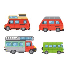 Trailer house vector illustration.