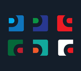 P,B,Q Icon Set