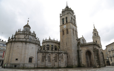 Fototapeta na wymiar Catedral de Santa María de Lugo, Lugo, Galicia