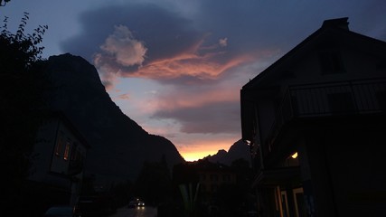 sunset evening