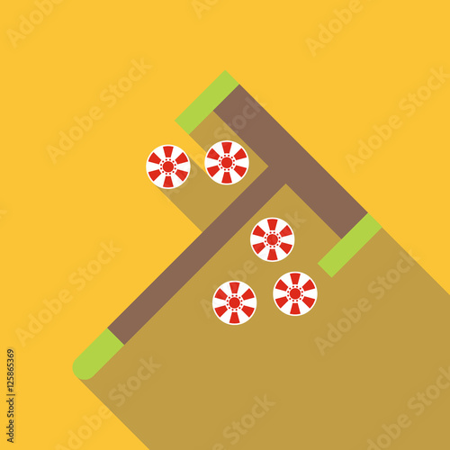 Roulette rake