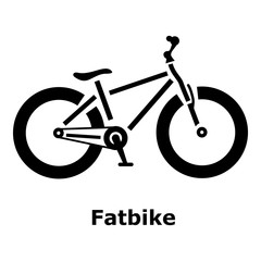 Fatbike icon. Simple illustration of fatbike vector icon for web
