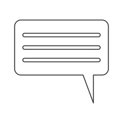 Bubble icon. Communication message discussion and conversation theme. Isolated design. Vector illustration