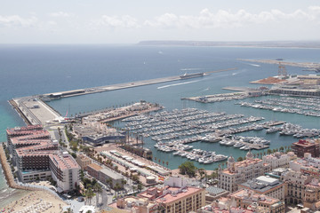Fototapeta premium harbour of alicante
