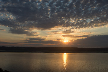 Sunrise over the Mississippi 2