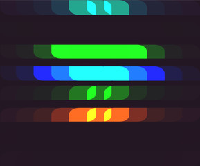 Fototapeta premium Background with Horizontal Color Cells