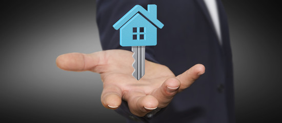 Businessman real estate