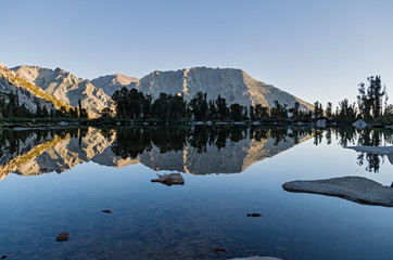 Sierra Mountain Lake Reflection