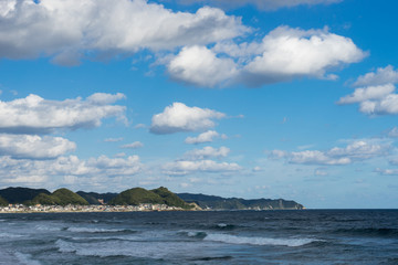 Fototapeta premium 外房の海岸線の景色
