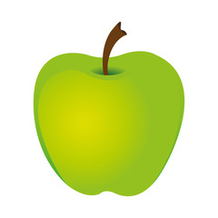 apple fruit icon image vector illustration design 