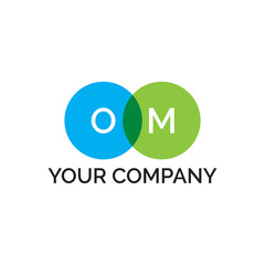 simple initial two circle OM